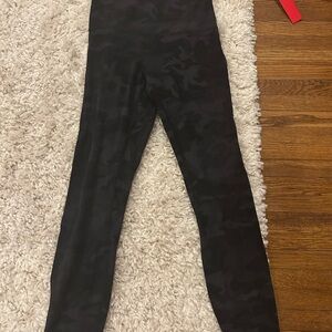Lululemon Black Camouflage Leggings